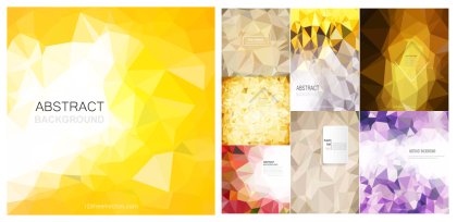 Inspiring Compilation of Polygonal Clip Art Designs
