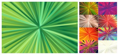 Radial Vector: A Versatile Compilation of Abstract Background Designs
