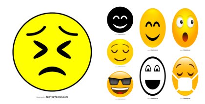 Creative Collection of Over 40 Expressive Emoji and Smiley Face Vectors