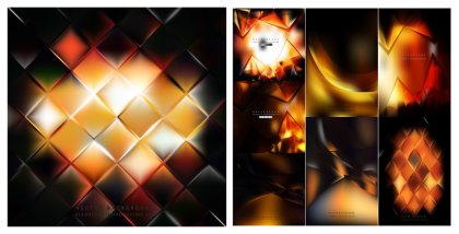 Fire Vector: An Abstract Fusion of Black Orange, and Fire