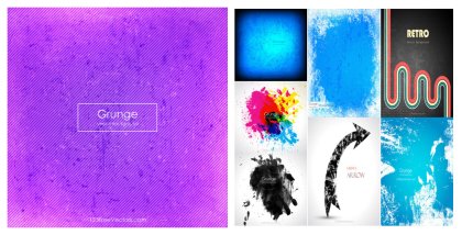 A Comprehensive Array of Grunge Vector Designs