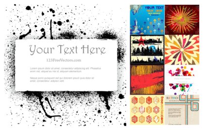 Explore the Vibrant World of Grunge Vector Art: An Eclectic Collection