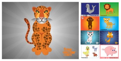 A Vivacious Voyage into Cartoon, Cartoon Animals: Explore the 40+ Vector Design Collection
