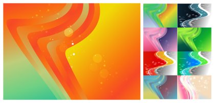 Enthralling Array of Vector Wave Book Cover Designs