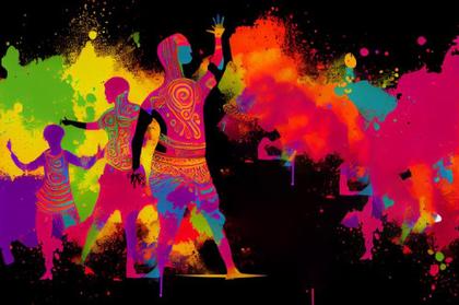 Vibrant Holi Backgrounds: Celebrating the Festival of Colors