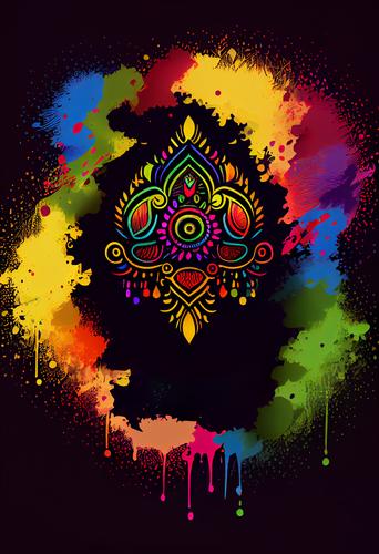 Vibrant Holi Backgrounds: Celebrating the Festival of Colors