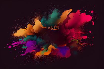 Happy Holi Background Image