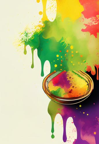 Holi Greeting Cards: Spreading Joy and Color