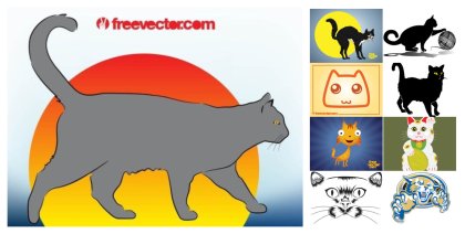 Unleashing Perfection: A Curated Collection of 20+ Cat Vector Designs