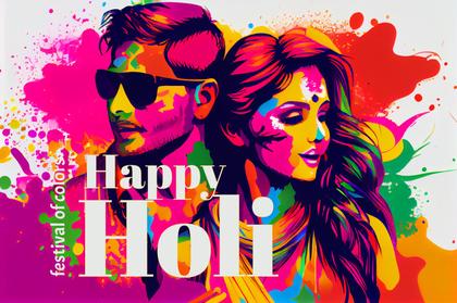 Holi Couple