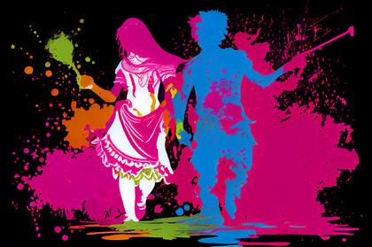 Holi Couple