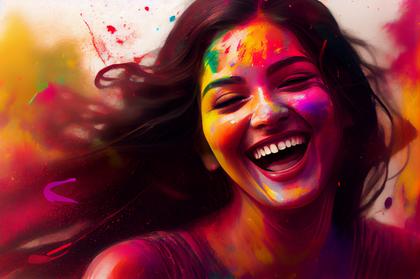 Holi Girl