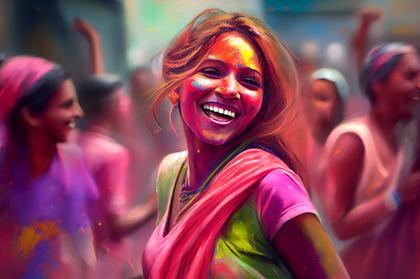 Happy Holi Girl