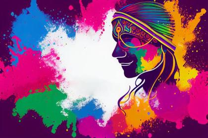 Holi Girl Backgrounds: Capturing Festive Elegance