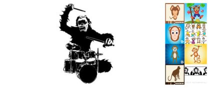 Unleash Imaginations with Diverse Monkey Vectors