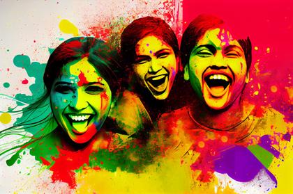 Holi People