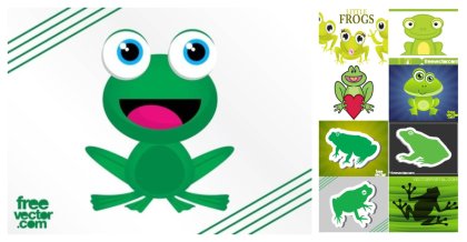 Immersive Collection of Frog Vector Designs