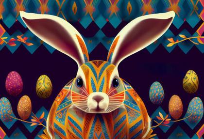 Easter Bunny Background