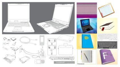 A Comprehensive Collection of Notebook Vector Designs