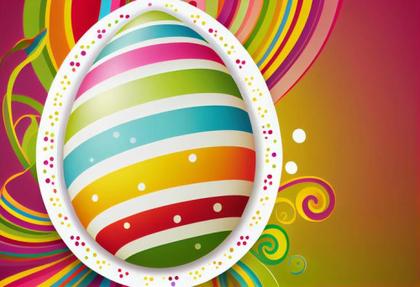 Colorful Easter Background