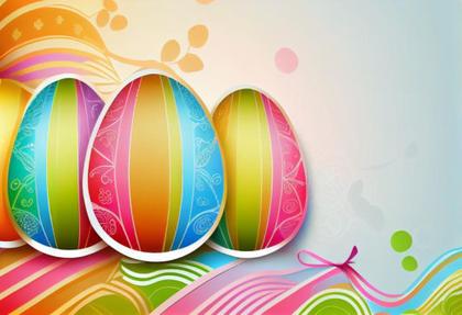 Colorful Easter Background