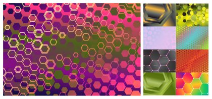 Hexagon: A Comprehensive Vault of Unique Vector Designs