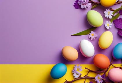 Colorful Easter Card