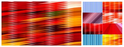 Expanding Horizons with Stripes Background Vector Designs Collection