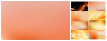 The Captivating Array of Cool Orange & Light Orange Abstract Background Designs