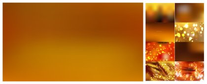 Impressive Orange Blur Vector Design Collection