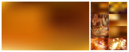 Abstract Orange Blur Backgrounds: A Diverse Vector Collection