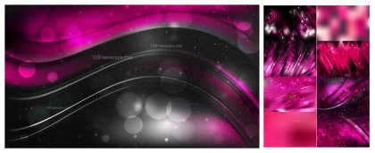 A Vibrant Compilation of Pink Blur Vector Designs