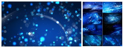Discover the Magic of Cool Blue Abstract Backgrounds