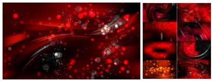 Dazzling Collection of Cool Red Blur Background Vector Designs