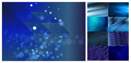 Dive into the Deep Blue: A Comprehensive Collection of 40+ Vibrant Vector Designs