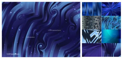 Dark Blue Gradient Vector Collection: An Abundance of Beautiful Design