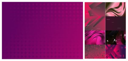 A Creative Array of Dark Pink Gradient Vector Background Designs