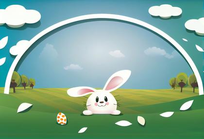 Bunny Peeping Out