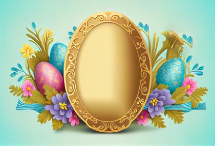 Free Download Easter Frame Image