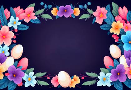 Free Download Easter Frame Image