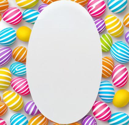 Easter Eggs Frame