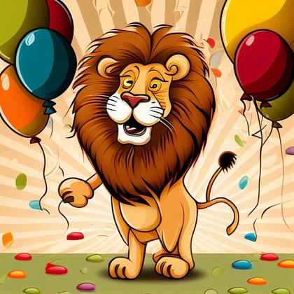 Step into the Whimsical World of Cute Cartoon Animals Birthday Background