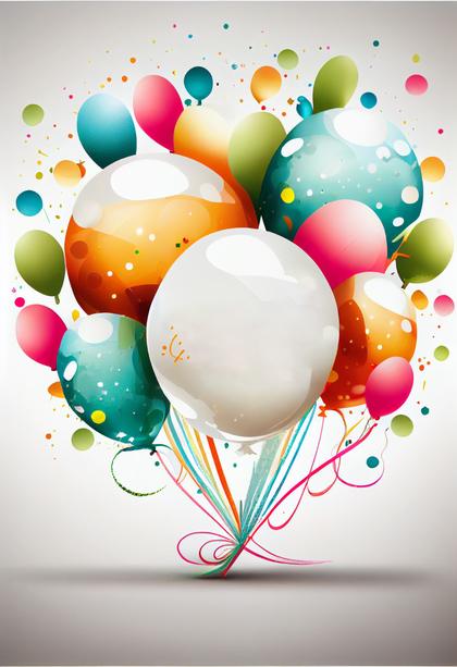 Balloons Background Image