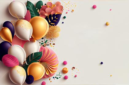 Balloons Background Image