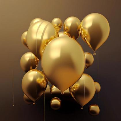Gold Happy Birthday Card Background Image