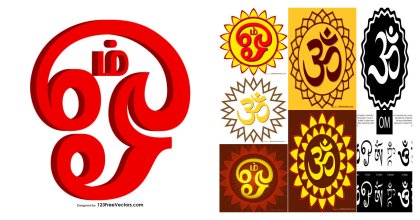 Exploring the Divine: 45 Free Hindu Om Designs for Your Spiritual Journey