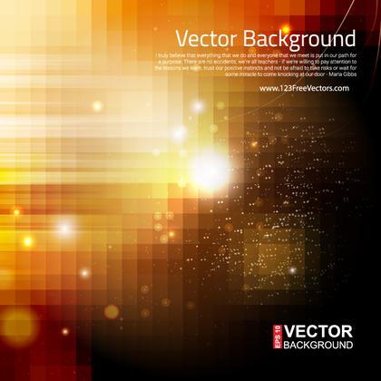 Black Orange Abstract Square Background Clip Art