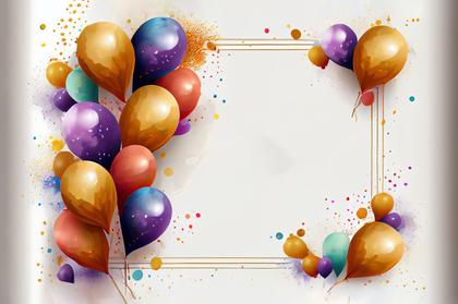 Birthday Frame Background Image