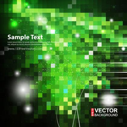 Black Green Square Background