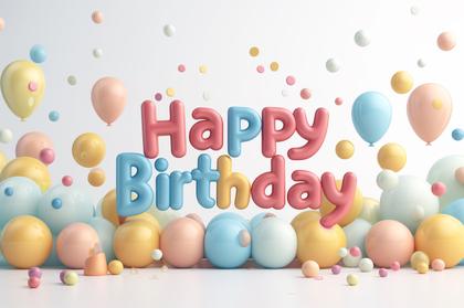 Birthday Card Background Image